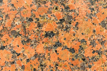 texture red marble with black spots. Texture of red marble closeup. Marble natural stone texture background. Granite Texture, Red Base with Black and Gray Spots