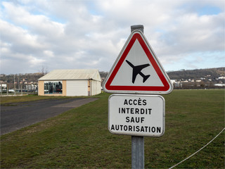 aérodrome des Mureaux dans les Yvelines en France