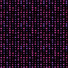 Abstract seamless pattern background with multi-colored varied triangles.