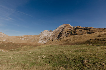 Wonderful view to mountains in the national park Durmitor in Montenegro, Balkans. Europe. Beauty world. - Image.
