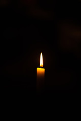 candle in the dark