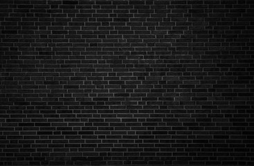 Old black brick wall texture background,brick wall texture for for interior or exterior design backdrop,vintage dark tone.