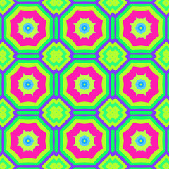 Seamless background pattern with a variety of multicolored lines.