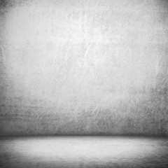 Abstract grungy white concrete wall texture background,gray wall and floor interior backdrop for design art work.