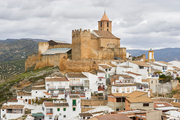 Fototapeta na wymiar Castle of Iznajar, Cordoba. Spain