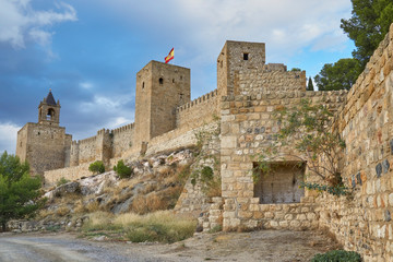 Fototapeta na wymiar Alcazaba Castle of Antequera, Malaga. Spain