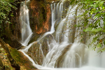 Cascades of Hueznar in San Nicolas del Puerto, Seville. Andalusia, Spain.