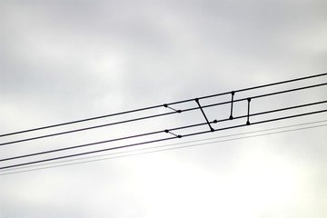 electric pylons, 330 kV power lines