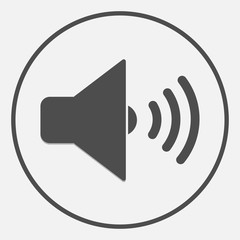Speaker icon. Element sound volume symbol. Vector. - Vector