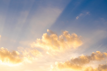 Sunset sky for background,sunrise sky and cloud