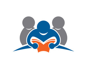 people reading book