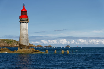 Fototapeta premium Phare du Grand Jardin - Saint Malo / Dinard