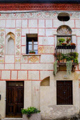 Street photo at Marostica. Marostica, Vicenza, Italy. 18 August 2018