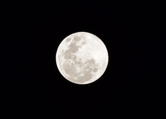 Close up Full moon 