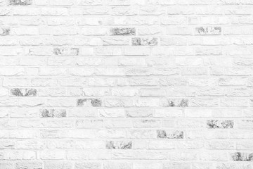Fototapeta premium Old white brick wall texture background,brick wall texture for for interior or exterior design backdrop.