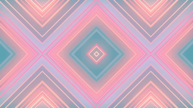 Shapes with pink colored gradients composition. Abstract 3d rendering. Computer generated loop animation. Modern covers design with rectangular geometric motion pattern. 4k UHD