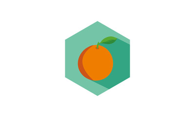 logo orange fruit