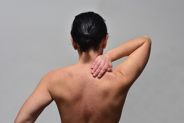 back pain middle aged woman