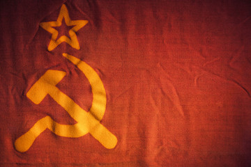 Soviet Union flag fragment