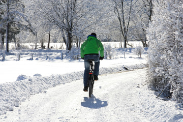 Winter Biken im Zugspitzland