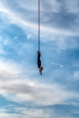 Bungee Jumping Woman