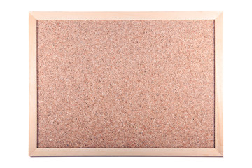 Empty bulletin board