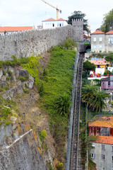 Funicular dos Guindais in Porto, Portugal