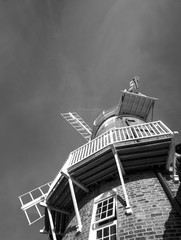 Classic windmill at Cley next the Sea, Norfolk, UK