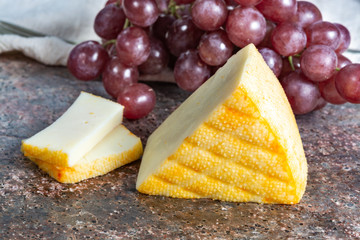 Saint Paulin creamy, mild, semi-soft French cheese made from pasteurized cow milk, originally made by Trappist monks