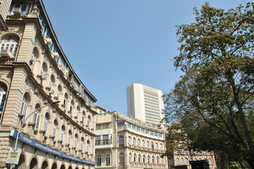 Beautiful architecture in Mumbai in India