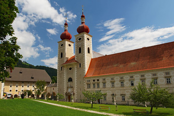Fototapeta na wymiar Benediktinerstift St. Lambrecht in der Steiermark - Österreich