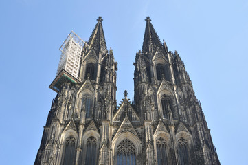 Fototapeta na wymiar La cathédrale de Cologne