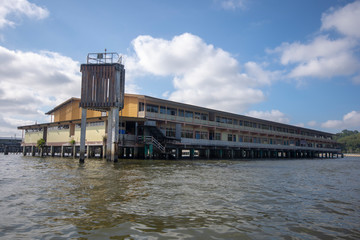 The river village of Kampong Ayer in Bandar Seri Begawan, Brunei.