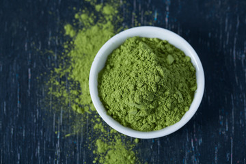 Matcha fine powdered green tea