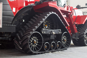 crawler track on tractor