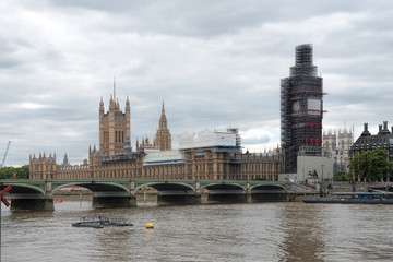Fototapeta na wymiar Big Ben and the parliament