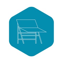 Photo studio screen icon. Outline illustration of photo studio screen vector icon for web