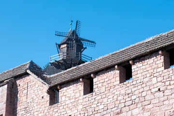 detail of haut-koenigsbourg