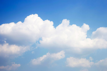 Blue sky background with cloud.