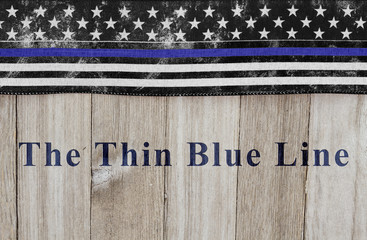 The thin blue line message