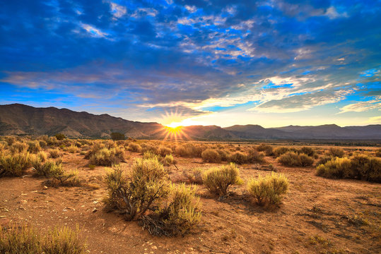 Sunrise Over Mountains
