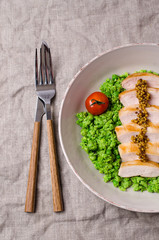 Fried chicken breast