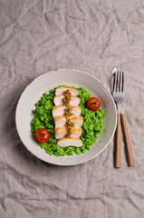 Fried chicken breast