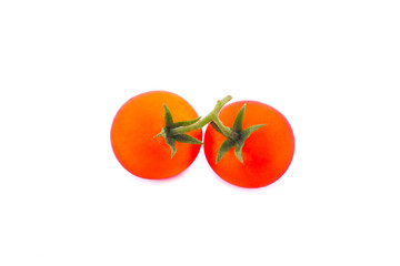 tomato on white background