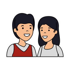 couple avatar characters icons