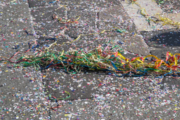 Coriandoli a carnevale