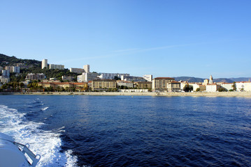 Obraz premium Corsica.Seafront of Ajaccio. 