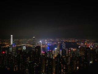 Fototapeta na wymiar Hong Kong Skyline 4