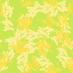 Summer UFO camouflage of various shades of green and yellow colors