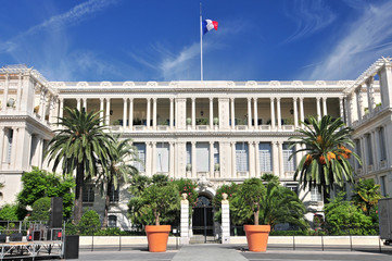 Fototapeta na wymiar Palais des Ducs de savoie, Nice, French Riviera, Provence, France.